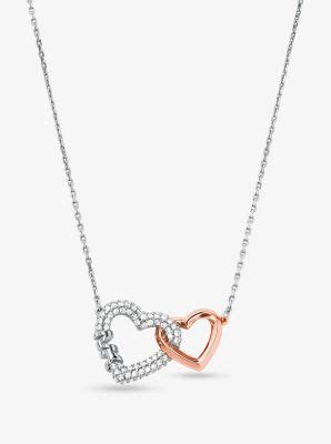 michael kors interlocking necklace|Michael Kors necklace sale.